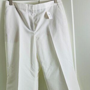 NEW Akris Designer Pants – Size 12, 100% Cotton, Anemone
